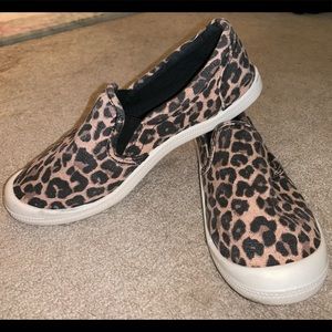 Cheetah/Leopard Slip On Sneakers